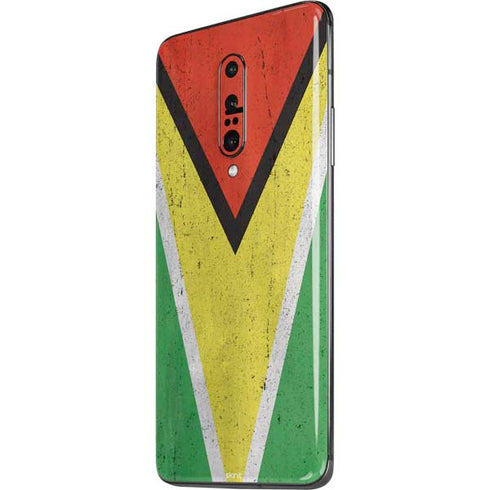 Guyana Flag Distressed OnePlus 7 Pro Skin